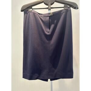 Tory Burch Navy Pencil Skirt Size Medium